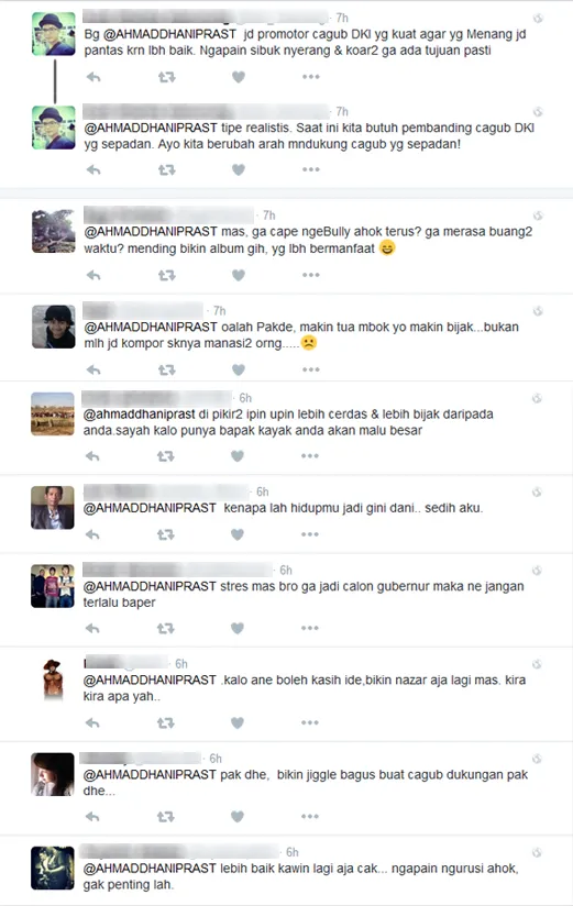 Reaksi kemarahan netizen tanggapi tweet Dhani © Twitter/ahmaddhaniprast
