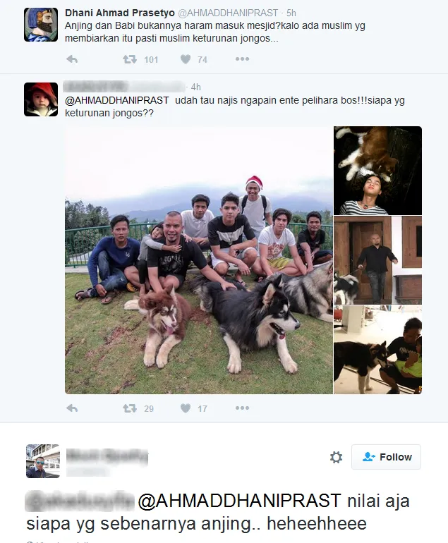 Tweet Dhani dikritik netizen © Twitter/ahmaddhaniprast