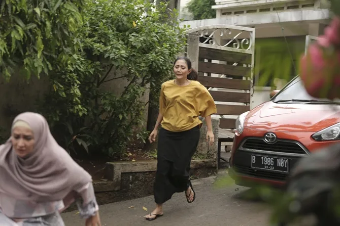 Aida Saskia  saat syuitng FTV © KapanLagi.com/Budy Santoso