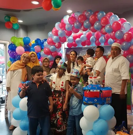 Perayaan ultah anak Aida Saskia © Istimewa