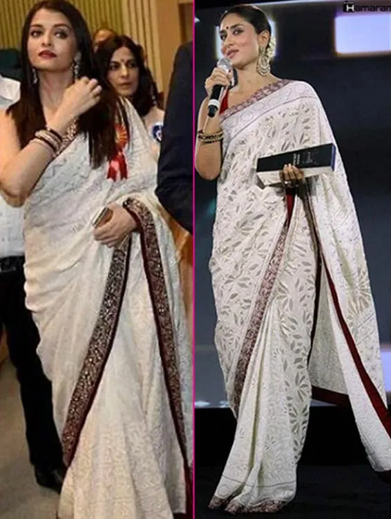 Sari kembar, siapa lebih cantik? ©bollywoodlife