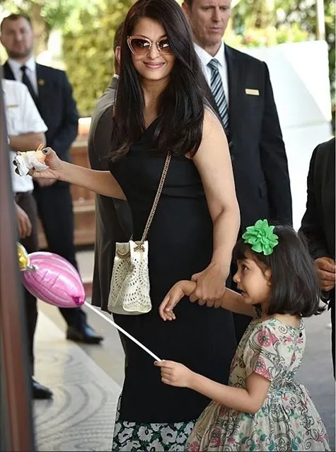 Aishwarya ajak Aaradhya jalan-jalan di Cannes ©missmalini