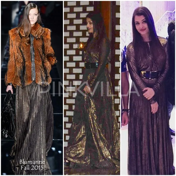 Ini dia maxi dress Blumarine Aishwarya Rai yang dinilai tak cocok untuknya @pinkvilla.com