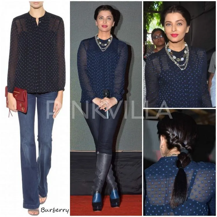 Ini dia gaya ala koboi dari Aishwarya Rai, cantik kan? © Pinkvilla.com