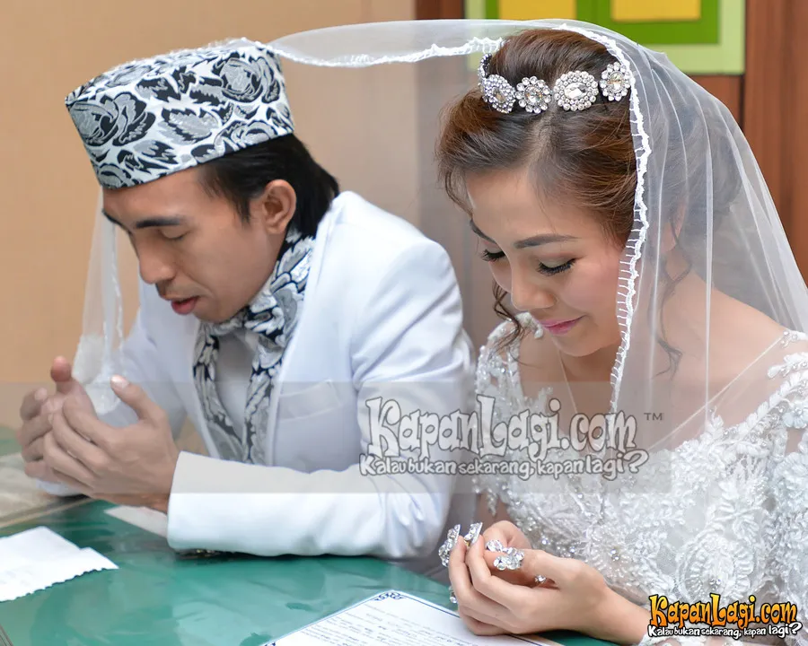 Meski LDR, Bella Shofie dan suami buktikan kisah cinta mereka bisa berakhir bahagia di pelaminan/©Kapanlagi.com®/Bambang E Ros