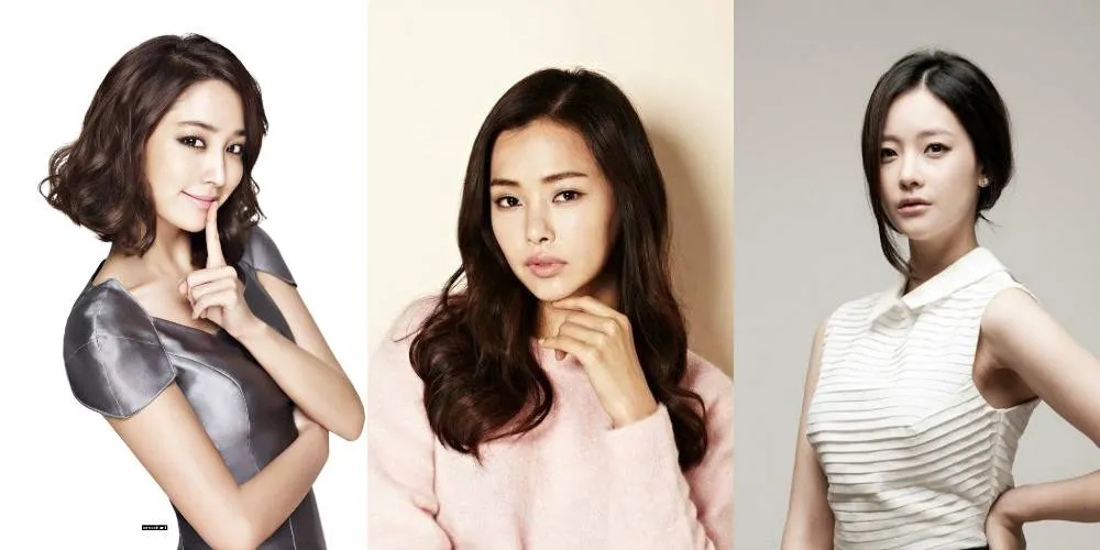 Honey Lee kagum dengan dua aktris rekan mainnya. © allkpop.com