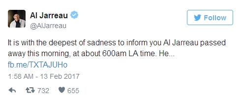 Al meninggal dunia di usia 76 tahun ©twitter