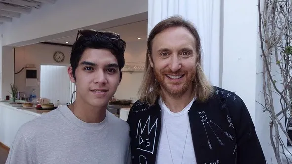 Al Ghazali & David Guetta © Instagram