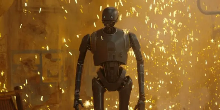 K2S0 merupakan robot yang tahan tembakan © screenrant.com