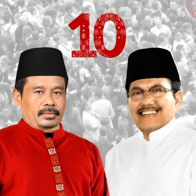 Pasangan calon presiden dan calon wakil presiden nomor urut 10 (credit: instagram.com/nurhadi_aldo)