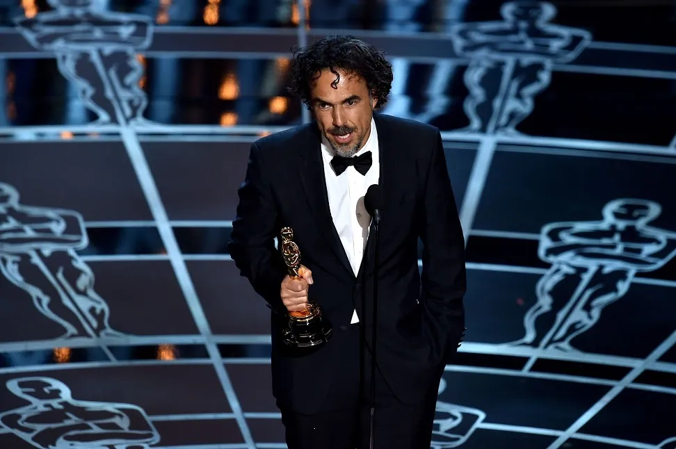 Alejandro G. Inarritu, sang sutradara BIRDMAN, yang juga berhasil menyabet Best Director/©AFP