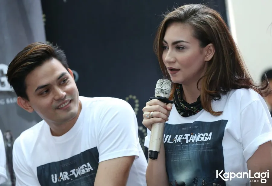 Alessia senang dan nggak senang suaminya ngidam  © KapanLagi.com®/Agus Apriyanto