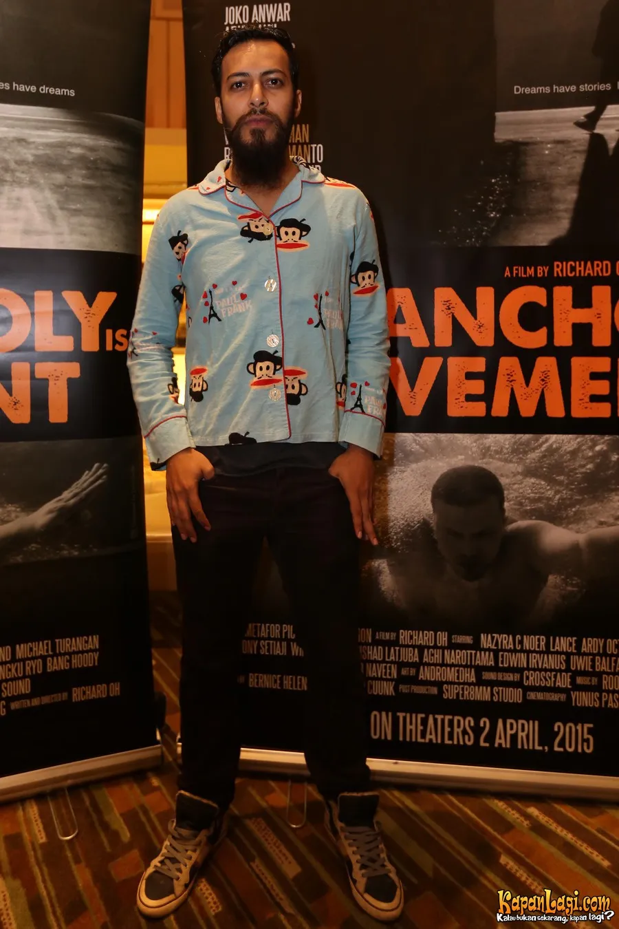 Alex Abbad di gala premiere MELANCHOLY IS A MOVEMENT ©  KapanLagi.com®/Budy Santoso