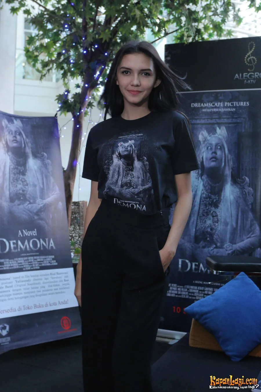 Alexa Key di konferensi pers film DEMONA © KapanLagi.com/Bayu Herdianto
