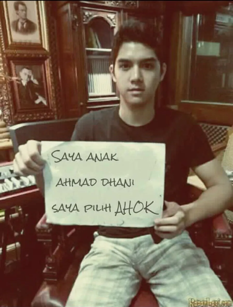 Foto Al Ghazali mendukung Ahok sebagai Gubernur DKI Jakarta periode selanjutnya