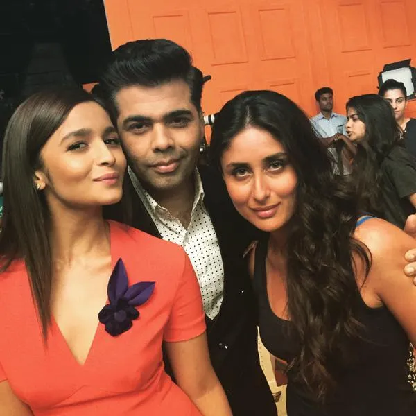 Ini dia momen kebersamaan tiga sahabat, Kareena, Alia dan Karan Johar @twitter.com/karanjohar