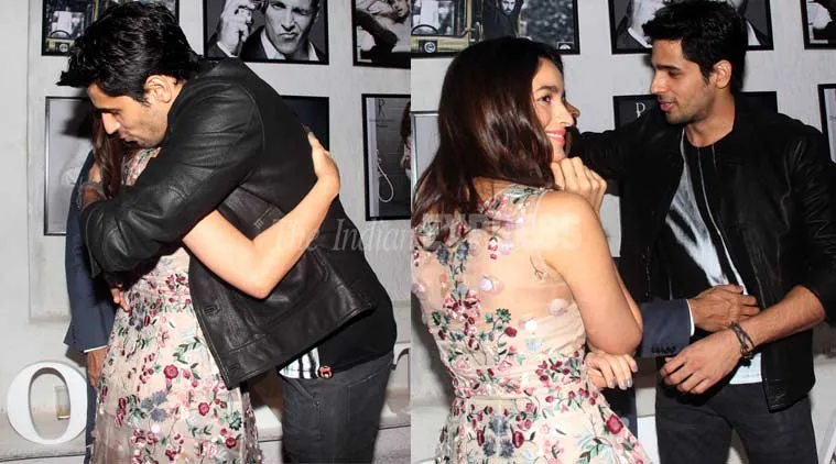 Alia Bhatt dan Sidharth makin mesra pamer pelukan © Indianexpress.com
