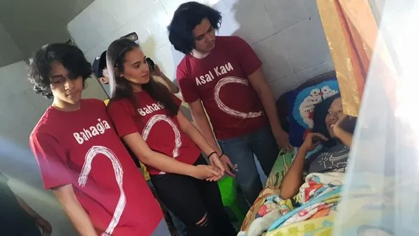 Aliando, Aurora Ribero dan Dewa © Dokumen Pribadi