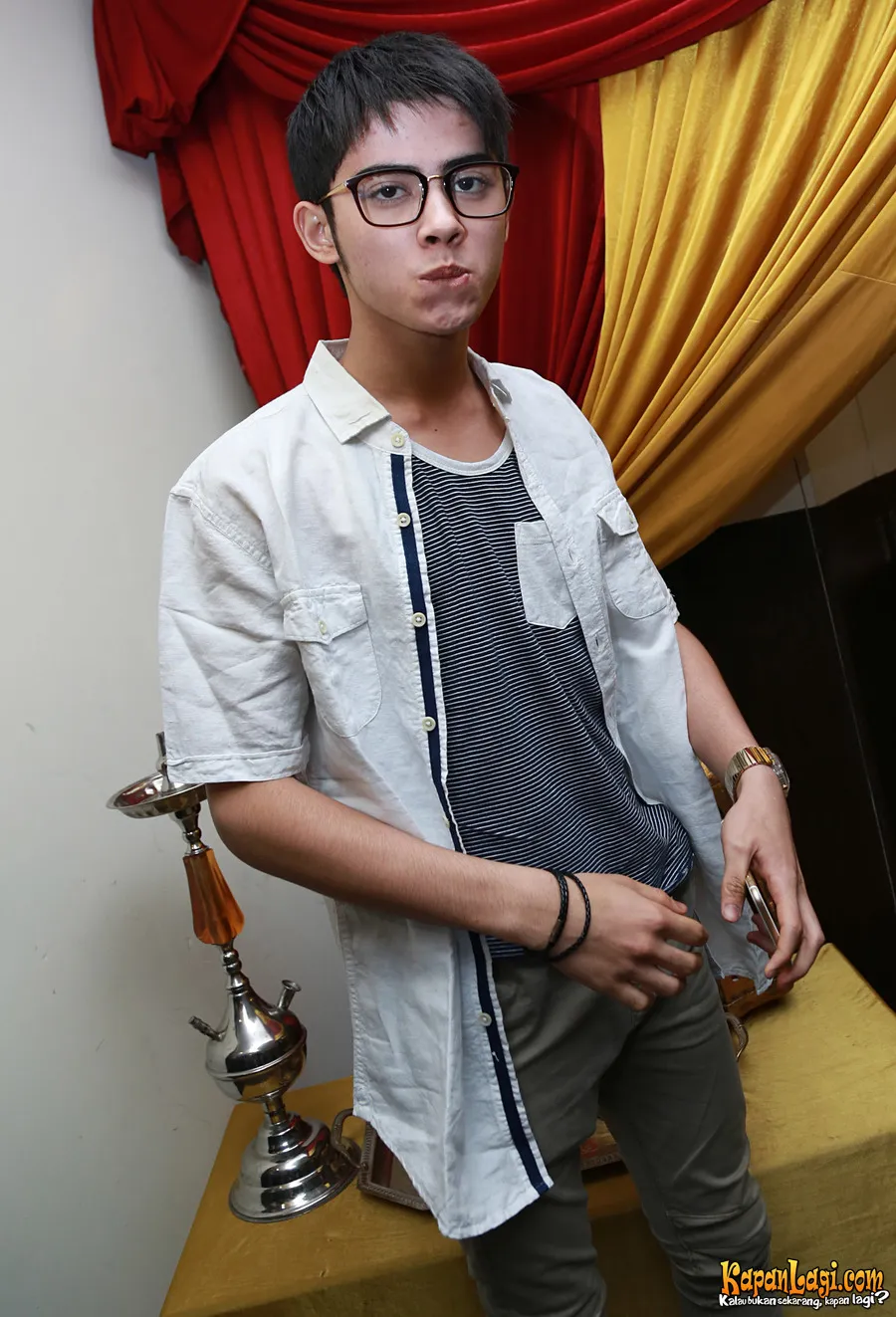 Aliando Syarief ingin rambut gondrong dan tubuh yang lebih kekar. ©KapanLagi.com®/Agus Apriyanto