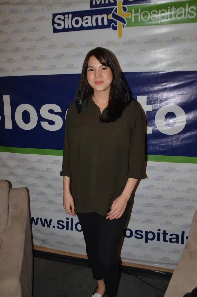 Alice Norin bercerita tentang perkembangan sang buah hati. ©KapanLagi.com/Fikri Alfi Rosyadi