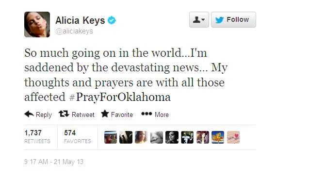 Alicia Keys @twitter.