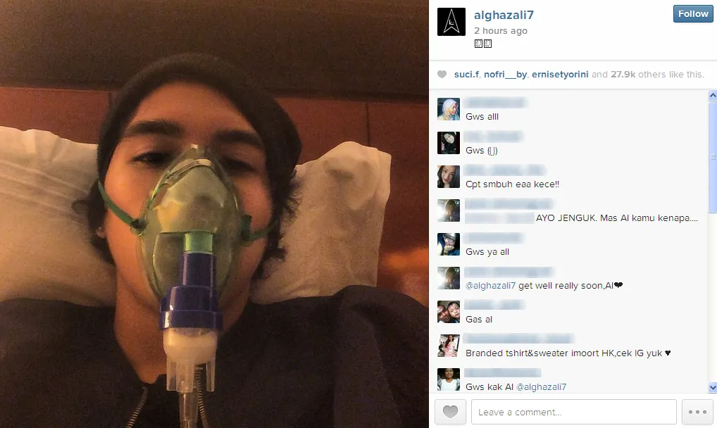 Cepet sembuh Al! / © Instagram
