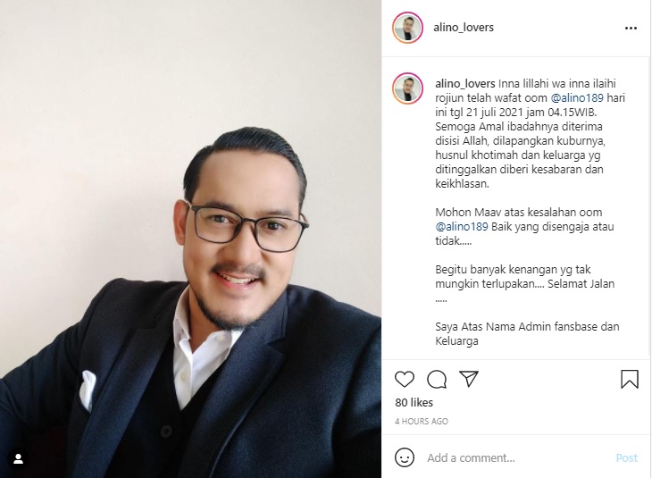 Kabar Duka Alino Octavian Pemain Sinetron Suara Hati Istri Meninggal Dunia Kapanlagi Com