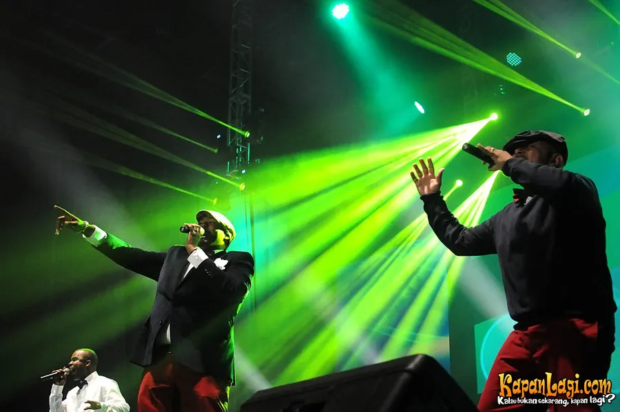 All 4 One di Istora Senayan. ©KapanLagi.com®/Bambang E Ros