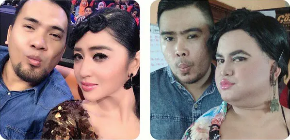 Allan Wangsa parodikan Ipul dan Depe / © Instagram