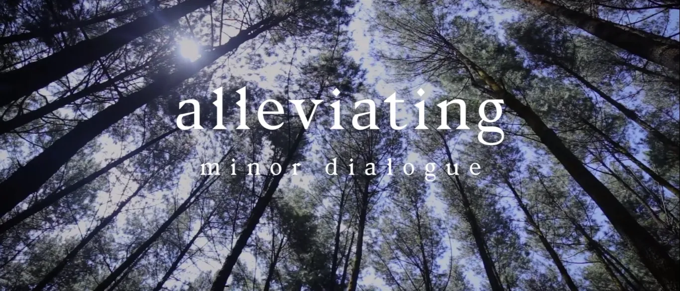 Alleviating jadi video ketiga yang dirilis Minor Dialogue dari EP From Which I Can't Look Away © Minor Dialogue
