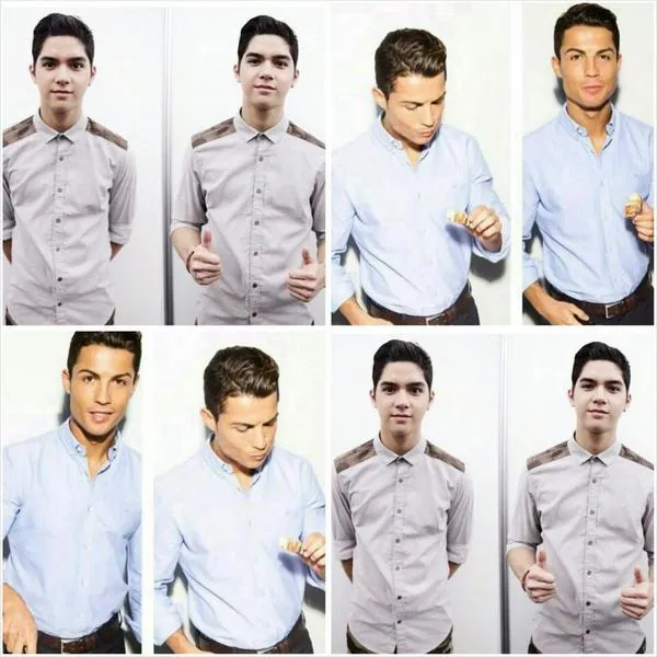 Al dan Ronaldo adu ganteng / © Twitter