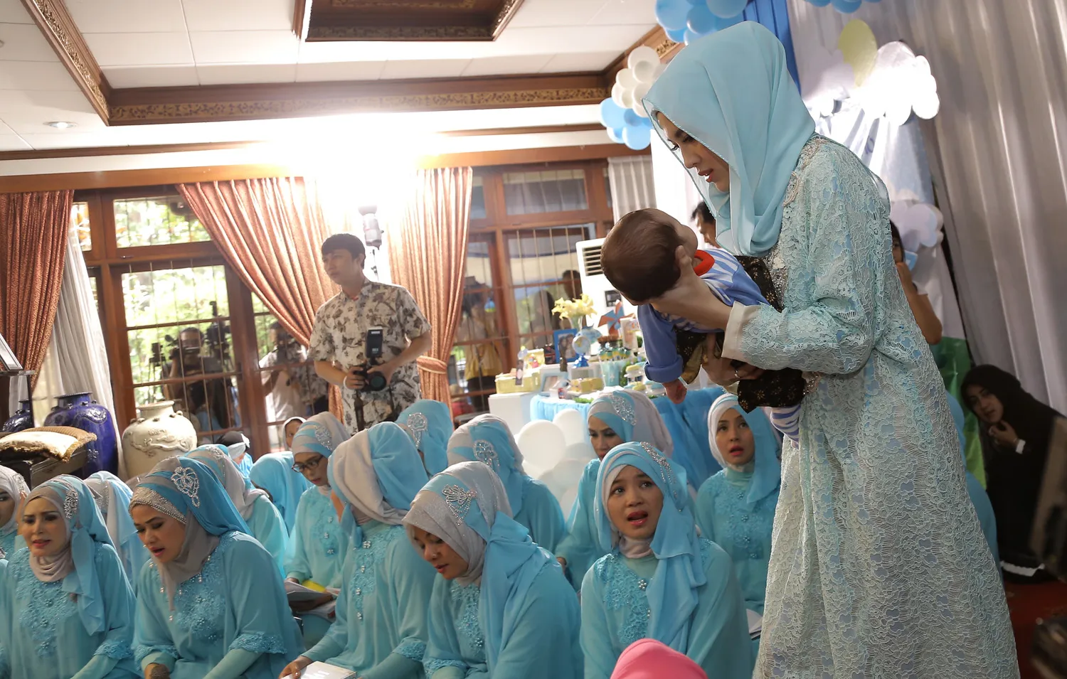 Saat hamil berat badan Alyssa hanya bertambah 7 Kg. ©KapanLagi.com®/Agus Apriyanto