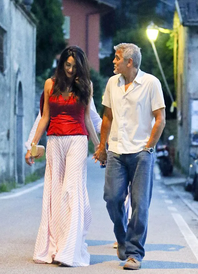 Amal dan George tak terpisahkan © dailymail.co.uk
