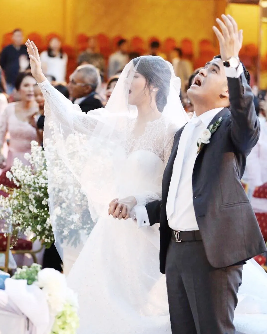 Amanda Zevannya resmi menikah dengan Gideon Simanjuntak ©instagram/amandazevannya