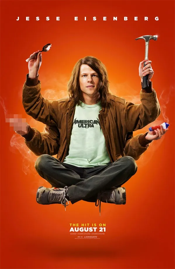 Jesse Eisenberg berperan sebagai Mike yang seorang pecandu © Lionsgate