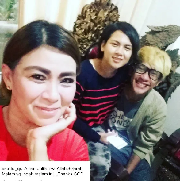 Aming dan Evelyn dalam pertemuan semalam/©Dokpri