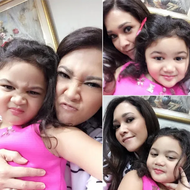 Selfie Amora dan Maia Estianty © Instagram.com/maiaestiantyreal