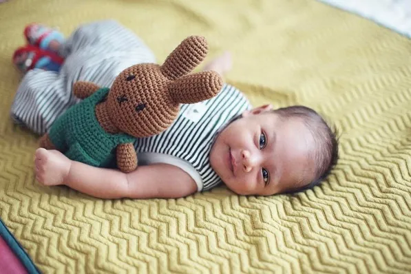 Kelahiran Baby Kawa mewarnai kehidupan Andien dan sang suami. /©instagram.com/andienaisyah