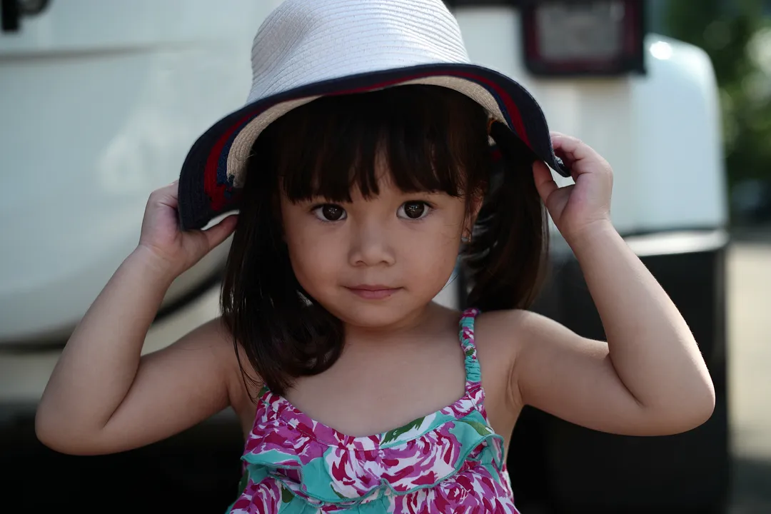 Potret imut Baby Gempi dengan rambut berponi. Credit: via instagram.com/gisel_la