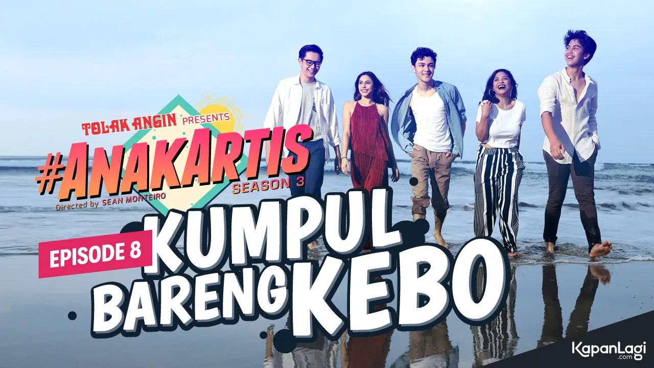 Bukan ke pantai, kali ini para #AnakArtis bermain bersama kerbau di sawah! Š KapanLagi.com