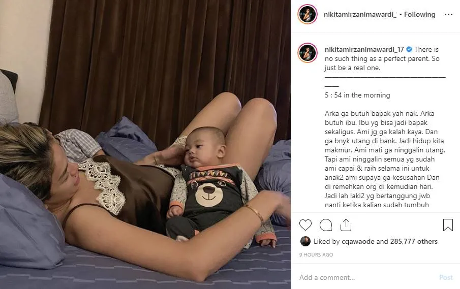 (credit: instagram.com/nikitamirzanimawardi_17)