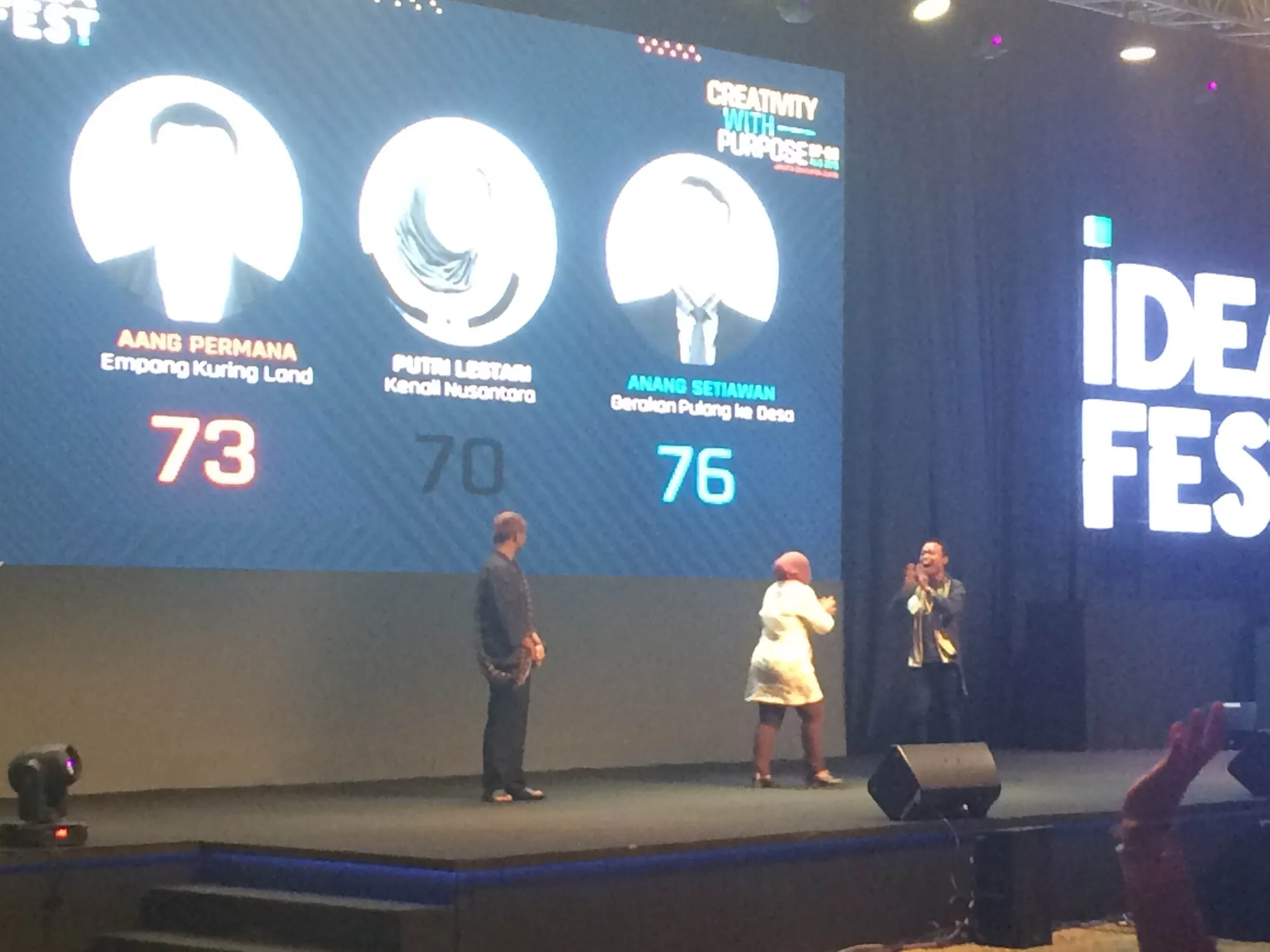 Anang saat dinobatkan sebagai pemenang IdeaFest 2015. @KapanLagi.com®/Adi Abbas Nugroho