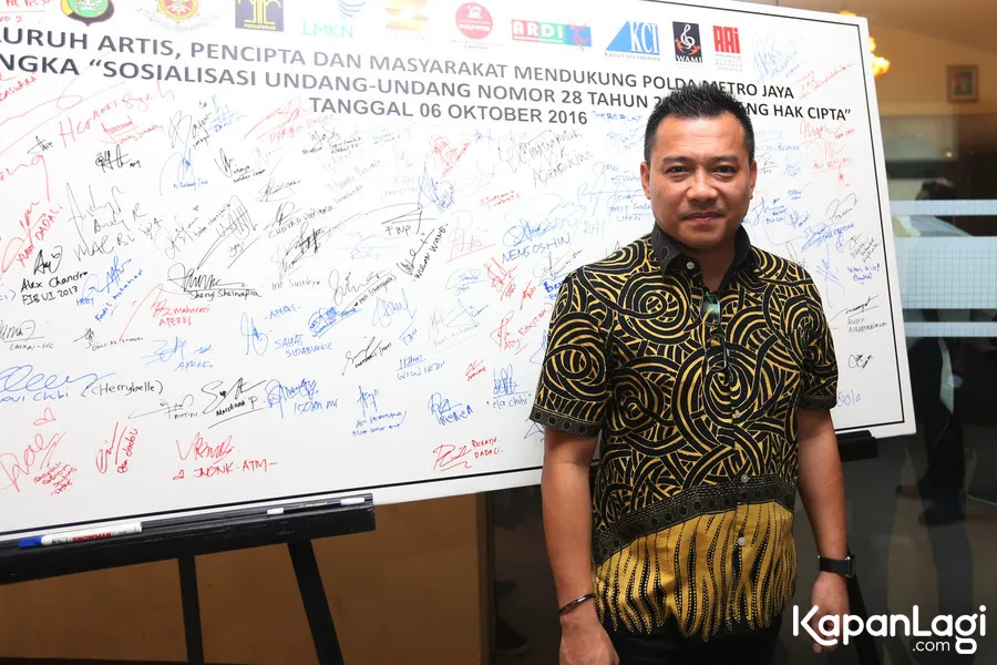 Anang Hermansyah berharap polisi melakukan tindakan tegas terkait pembajakan di Indonesia. ©KapanLagi.com/Budy Santoso