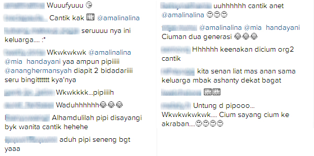 Sederet komen netizen mengenai foto Anang © Instagram/amalinalina