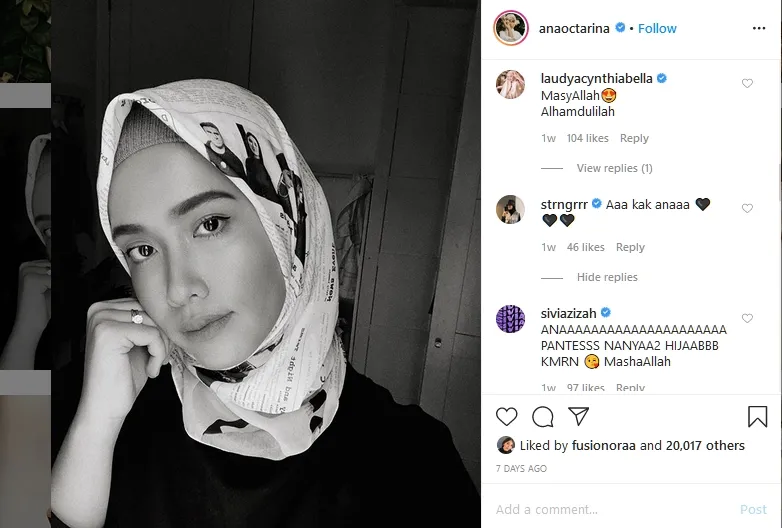 Ana Octarina Mantap Berhijab