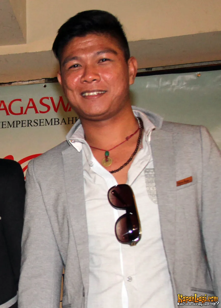 Andika Kangen Band berkomentar lucu saat disamakan dengan Ariel NOAH © KapanLagi.com®/Hendra Gunawan