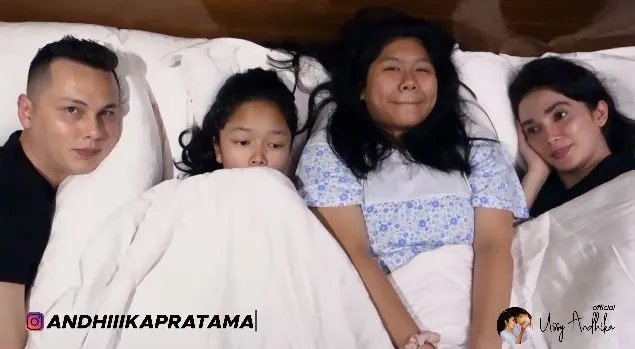 Andhika, Ara, Amel, dan Ussy © Ussy Andhika Official YouTube