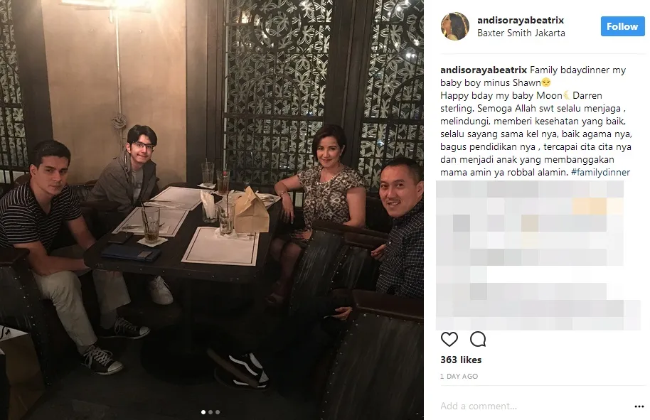 Pria di sisi Andi Soraya bernama Andi Ali Gaffar, inikah sang suami baru? ©instagram/andisorayabeatrix