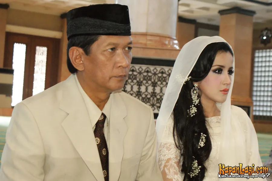 Andi Soraya dan Rudi Sutopo saat menikah.