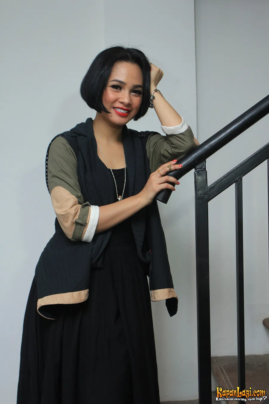 Andien tidak mau membicarakan soal pernikahannya. ©KapanLagi.com®